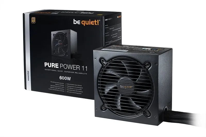 Počítačový zdroj Be quiet! PURE POWER 11 600 W, 600 W, ATX, 80 PLUS Gold, účinnosť 92%, 4