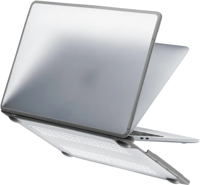Puzdro na notebook Cellularline Matt Hard Shell pre Apple MacBook Pro 14'' (2021) transparentné