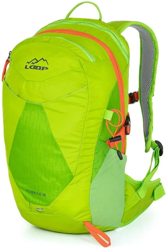 Cyklistický batoh Loap Torbole 18 zelená/oranžová, , prevedenie unisex, rozmery 47 x 22 x