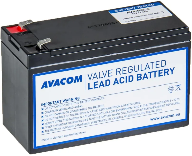 Batéria pre záložné zdroje Avacom náhrada za RBC2 - batéria pre UPS