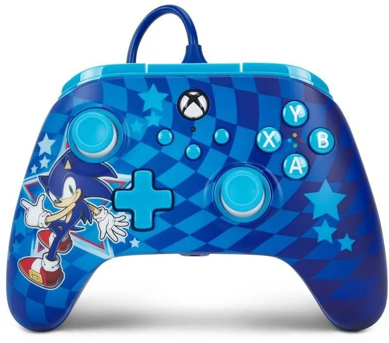 Gamepad PowerA Advantage Wired Controller - Xbox Series X|S - Sonic Style, pre Xbox Series