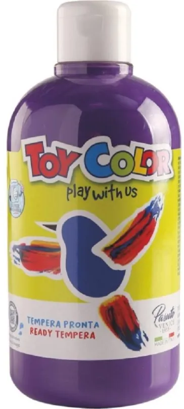 Tempery Temperová farba Toy color 500ml - tm. fialová