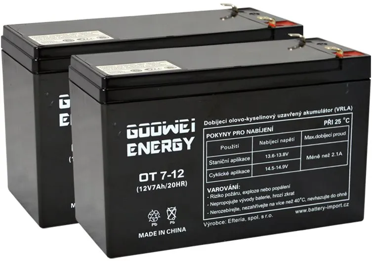 Batérie pre záložné zdroje GOOWEI RBC22