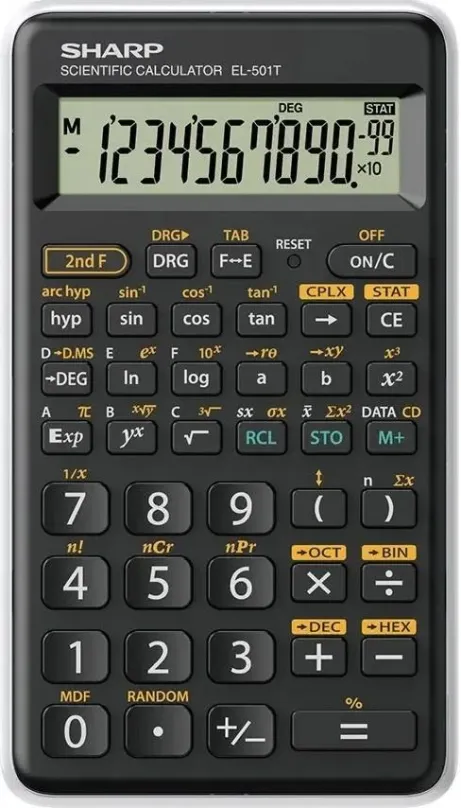 Kalkulačka SHARP SH-EL501TWH čierno/biela