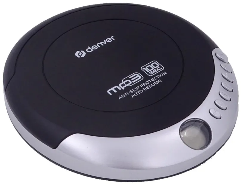 Discman Denver DMP-391, prehrávanie CD, podpora MP3, 2 x ceruzková (AA) batéria, displej,
