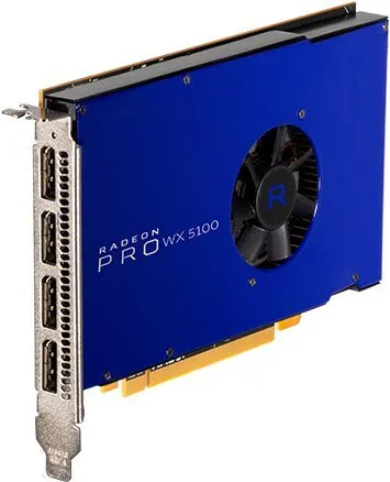 Grafická karta Radeon AMD Pro WX 5100, 8 GB GDDR5, Radeon AMD, GCN 4.0 (Ellesmere), PCI Ex