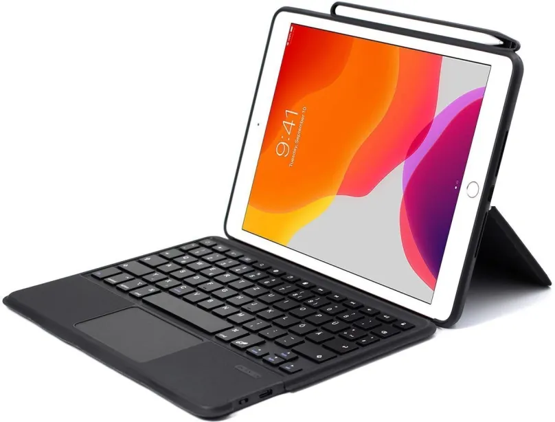 Púzdro na tablet Epico Keyboard Case iPad 10,2" - Qwerty/čierna