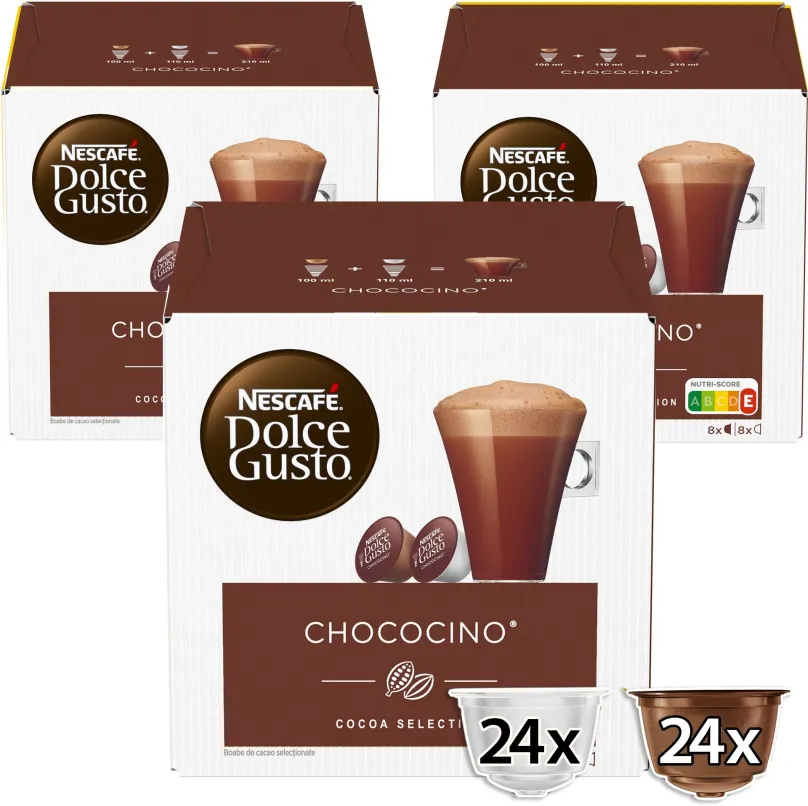 Kávové kapsule NESCAFÉ Dolce Gusto Chococino, 3 balenia