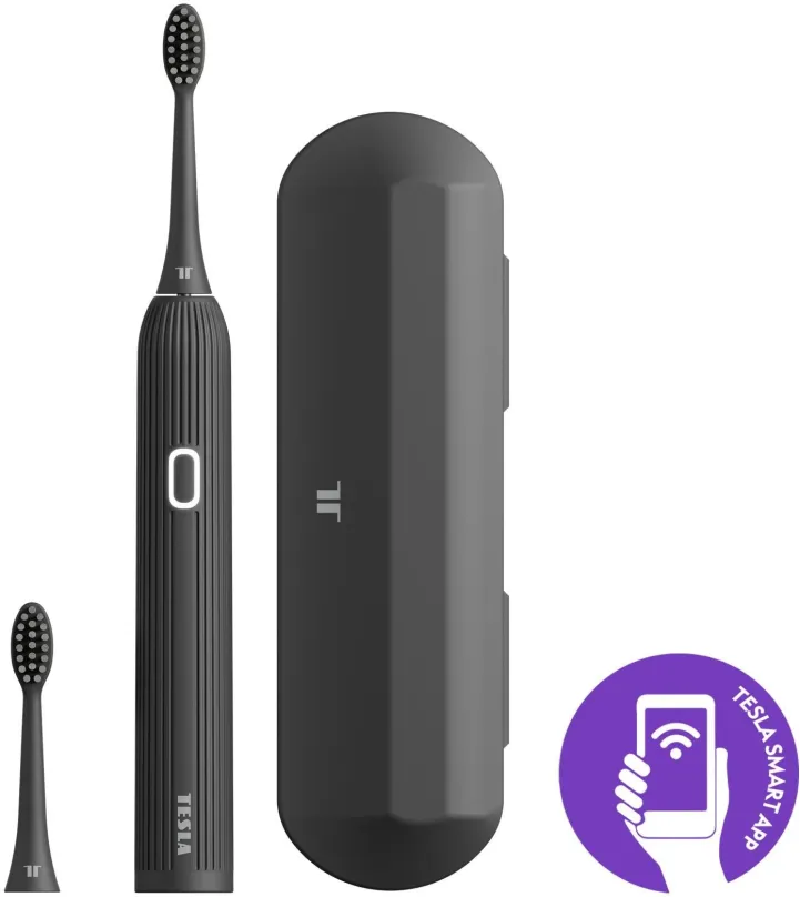 Elektrická zubná kefka Tesla Smart Toothbrush Sonic TB200 Deluxe Black