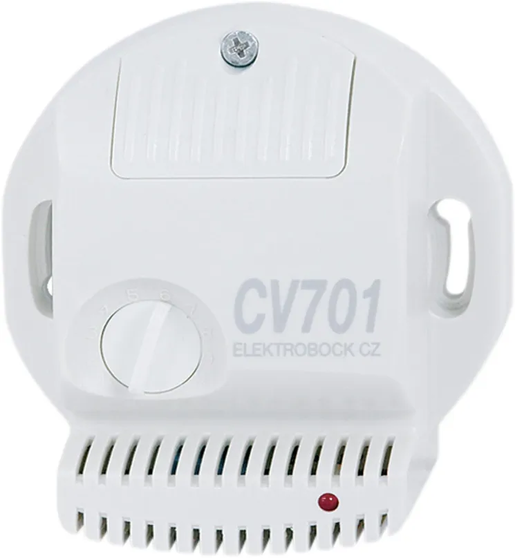 Detektor Elektrobock CV701, vlhkosti, analógový, napájanie 230V, triak, spínaný výkon 15 -