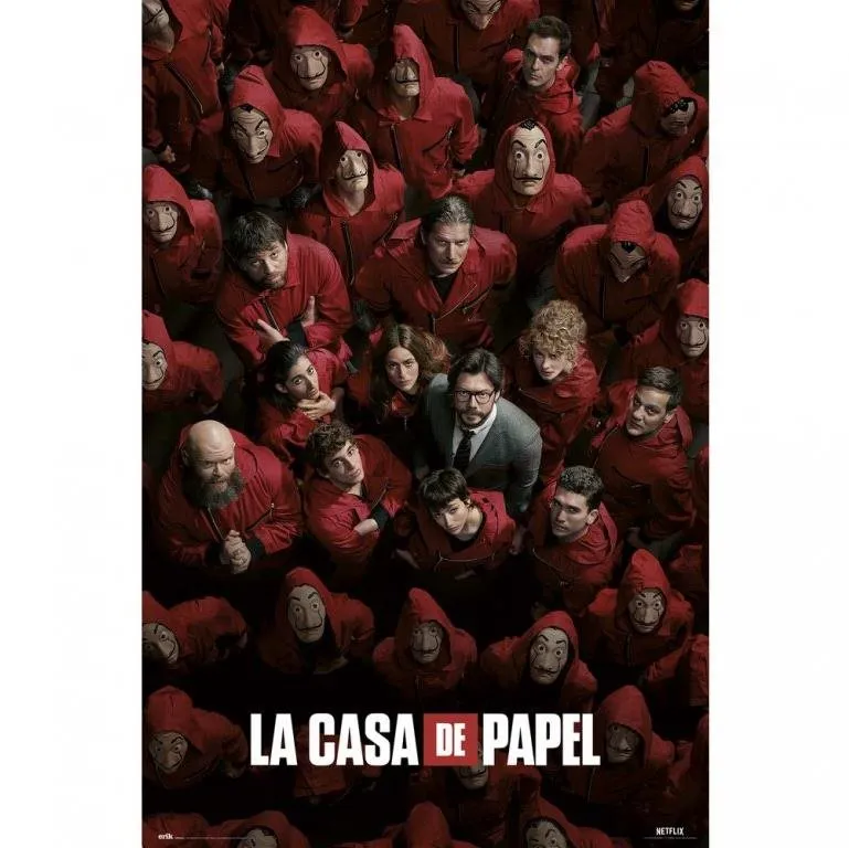 Plagát La Casa De Papel - Papierový dom - Guerra - plagát