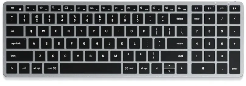 Klávesnica Satechi Slim X2 Slim Bluetooth Wireless Keyboard - Space Grey - US