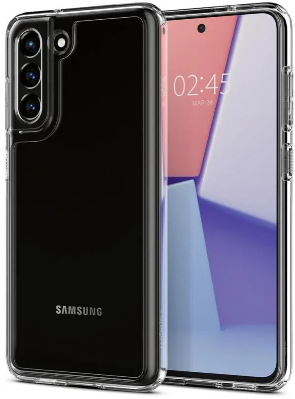 Kryt na mobil Spigen Ultra Hybrid Clear Samsung Galaxy S21 FE 5G, pre Samsung Galaxy S21 F