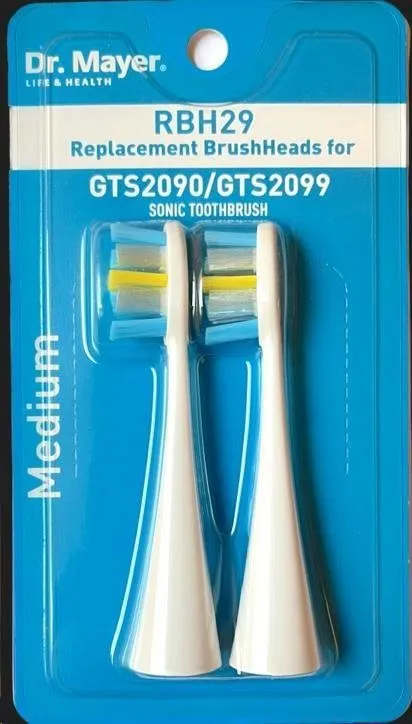 Náhradná hlavica k zubnej kefke Dr. Mayer RBH29 Náhradné hlavice na bežné čistenie pre GTS2090 a GTS2099