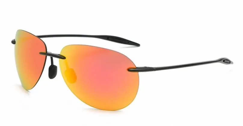 Slnečné okuliare VeyRey Polarizačné okuliare pilotky Elias červené sklá