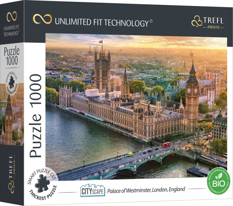 Puzzle Trefl Puzzle UFT Cityscape: Westminsterský palác, Londýn 1000 dielikov