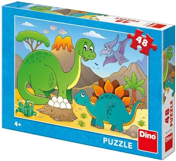 Puzzle Dino Dinosaury 48 puzzle