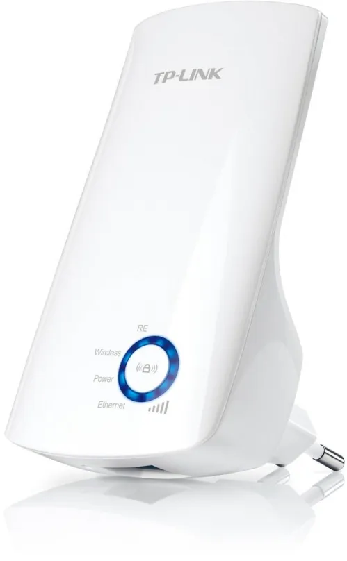 WiFi extender TP-Link TL-WA850RE, 802.11b/g/n, až 300 Mb/s, 2 x interná anténa, WEP 64bit,