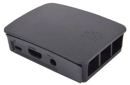 Puzdro na minipočítač Raspberry Pi Original čierna