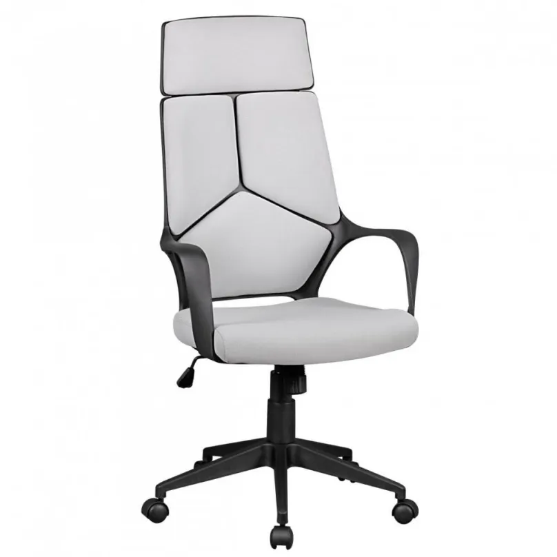 Kancelárska stolička BRÜXXI Techline, textilná poťahovina, šedá