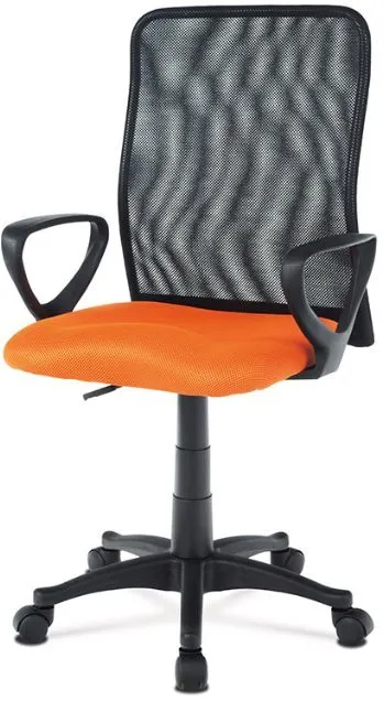 Kancelárska stolička HOMEPRO Lucero oranžová