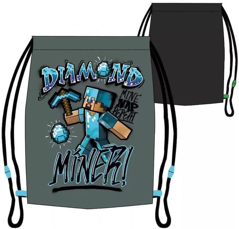Vak na chrbát Minecraft Diamond Miner