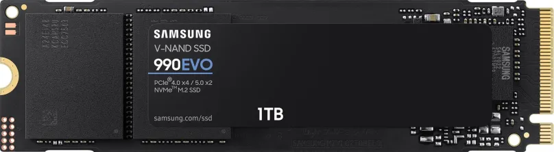 SSD disk Samsung 990 EVO 1TB, M.2 2280, PCIe 4.0 4x NVMe, TLC (Triple-Level Cell), rýchlos