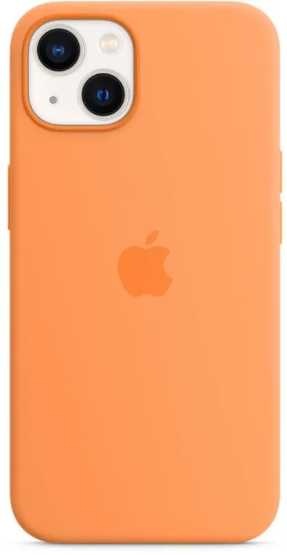 Kryt na mobil Apple iPhone 13 Silikónový kryt s MagSafe nechtíkovo žltý