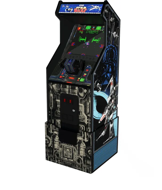 Arkádový automat Arcade1Up Star Wars Arcade Game, v retro prevedení, má 3 predinštalované