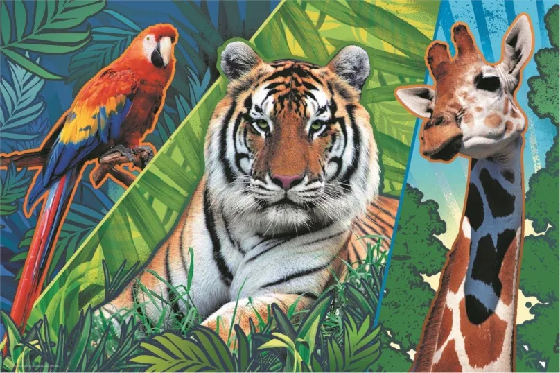 Puzzle Trefl Puzzle Animal Planet: Úžasné zvieratá 300 dielikov