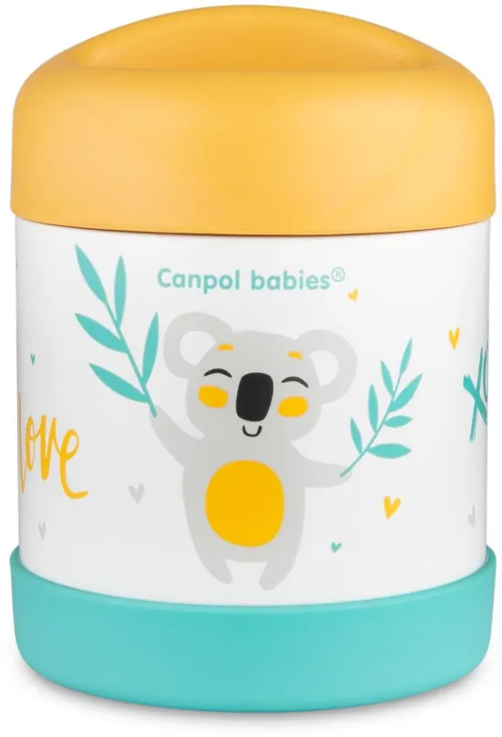 Detská termoska Canpol Babies Exotic Animals termoska na jedlo 300 ml