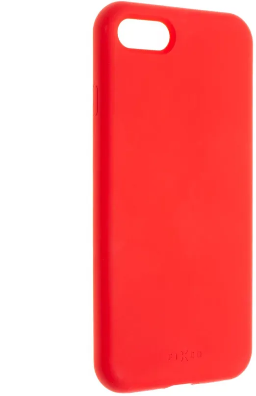Kryt na mobil FIXED Flow Liquid Silicon case pre Apple iPhone 7/8/SE (2020/2022) červený