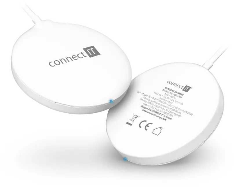 MagSafe bezdrôtová nabíjačka Connect IT MagSafe Fast Charge, biela