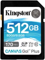 Pamäťová karta Kingston SDXC 512GB Canvas Go! Plus