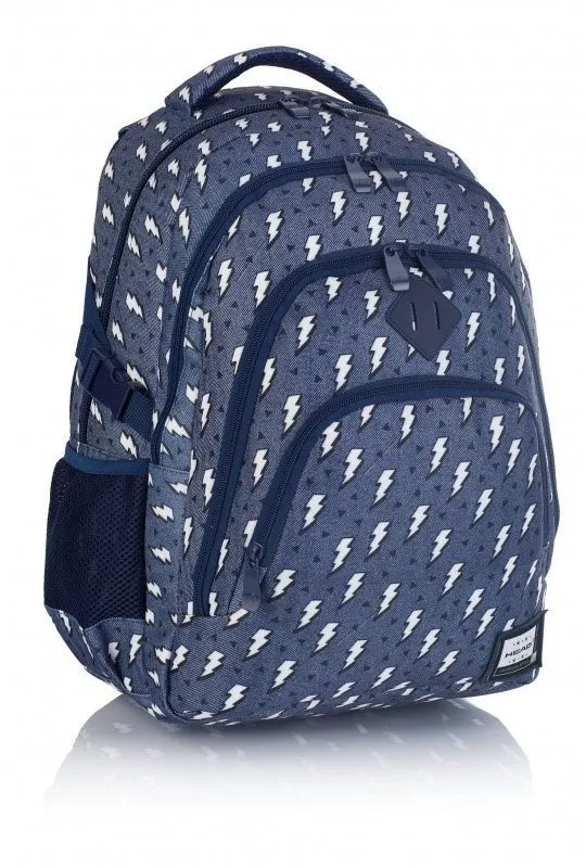 Školský batoh HEAD Modrý Denim flash HD-335