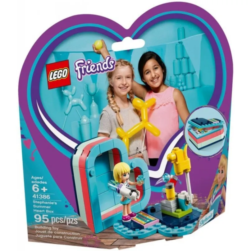 Stavebnice LEGO Friends 41386 Stephanie a letné srdcová krabička