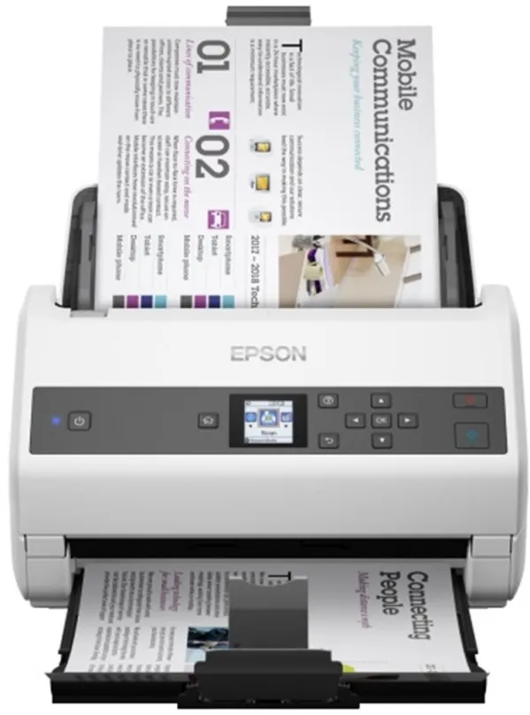Skener EPSON WorkForce DS-870, A4, stolný, prieťahový a dokumentový skener, s podávačom, d