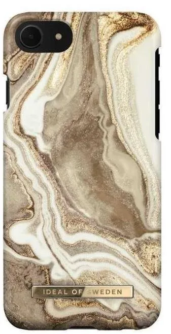 Kryt na mobil iDeal Of Sweden Fashion pre iPhone 8/7/6/6S/SE (2020/2022) golden sand marble