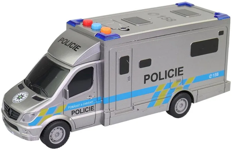 Auto MaDe Auto policajné 19,5 cm, svetlo, zvuk, na batérie