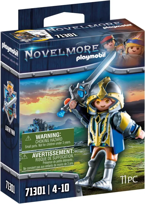 Stavebnica Playmobil 71301 Novelmore - Arwynn s Invincibusom