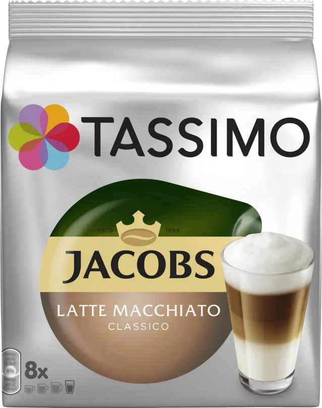 Kávové kapsule TASSIMO kapsule Jacobs 8 nápojov