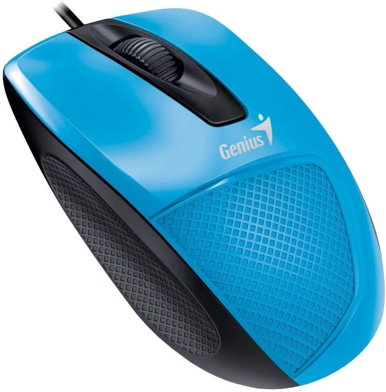 Myš Genius DX-150X modrá, drôtová, optická, pre pravákov, pripojenie cez USB, citlivosť 10