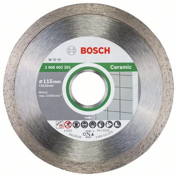 Diamantový kotúč Bosch Standard for Ceramic 115x22.23x1.6x7mm 2.608.602.201