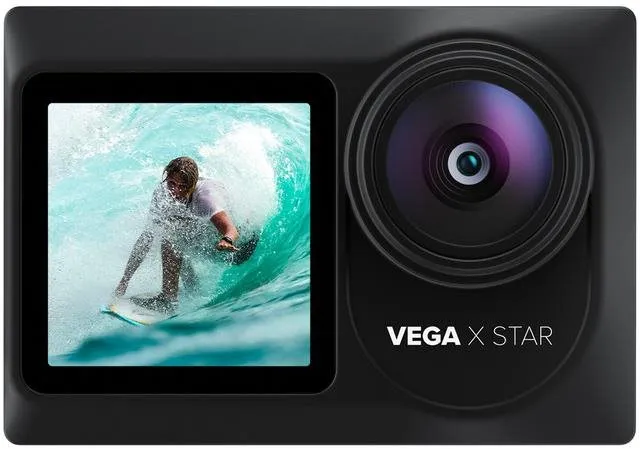 Outdoorová kamera Niceboy VEGA X Star, 4K/30 FPS, Full HD 120 FPS, vodotesnosť 30 ms púz