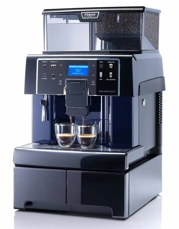 Automatický kávovar Saeco Aulika EVO Office, s mlynčekom s kapacitou 1000 g, do kancelárie