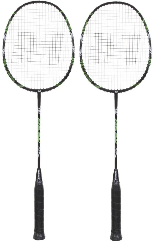 Badmintonová raketa Merco Exel Set badmintonová raketa, čierna