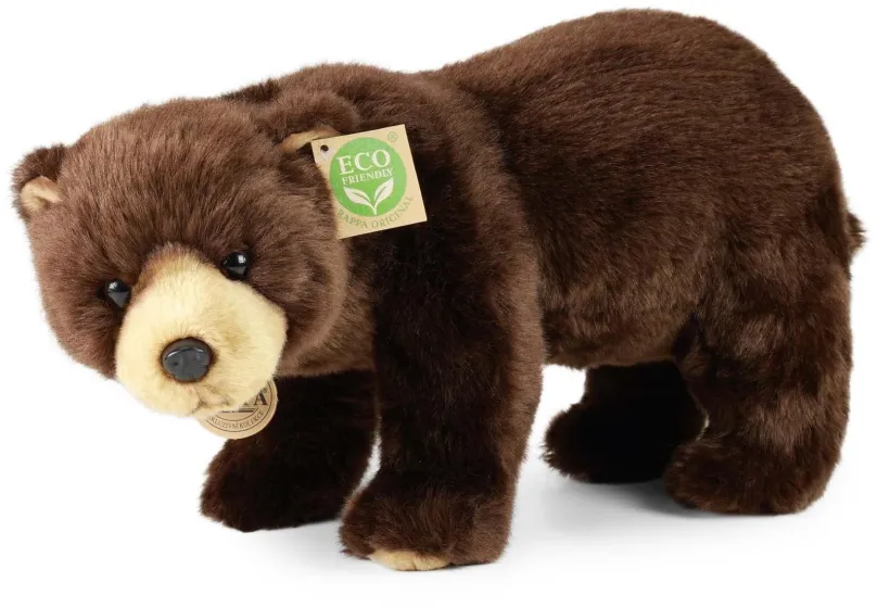 Plyšák RAPPA Plyšový medveď hnedý stojaci 40 cm, Eco-Friendly