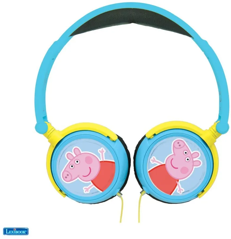 Slúchadlá Prasiatko Peppa Stereo Slúchadlá s bezpečnou hlasitosťou pre deti