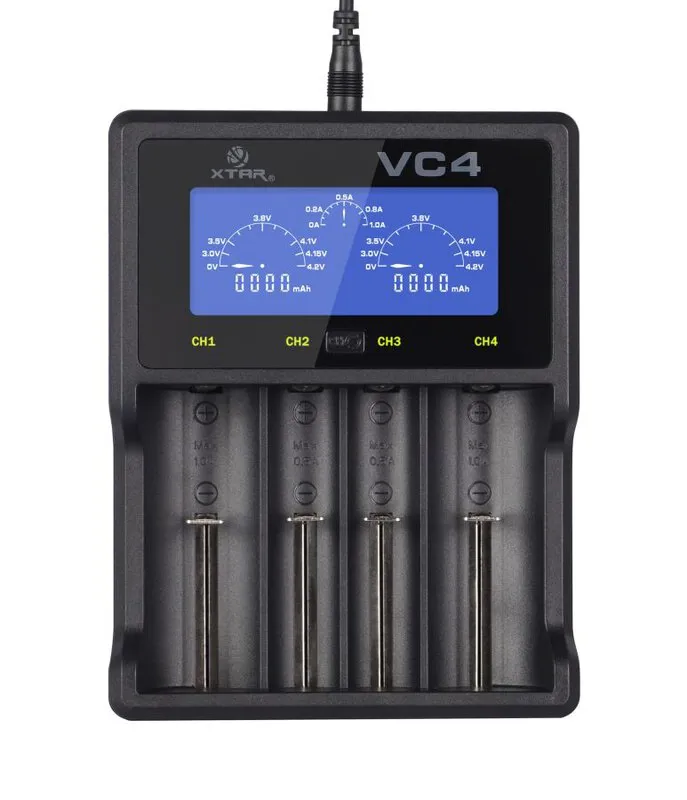 Nabíjačka batérií Xtar VC4 Li-Ion / NiMH (AA, AAA, R14, R20)