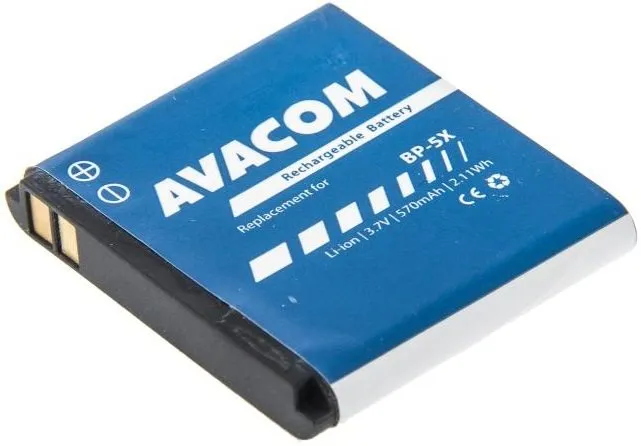 Batéria pre mobilný telefón Avacom pre Nokia 8800 Li-Ion 3,7 V 570mAh (náhrada BL-5X)